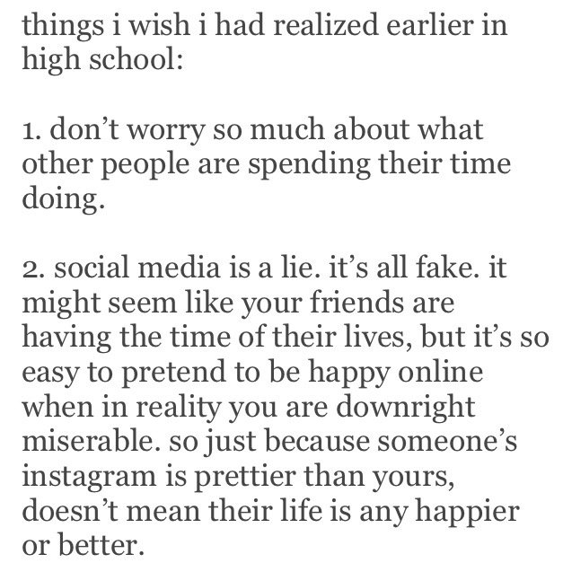 CollegeGirIProb's tweet photo. "things i wish i had realized earlier in high school" https://t.co/LMiFJD2bhy