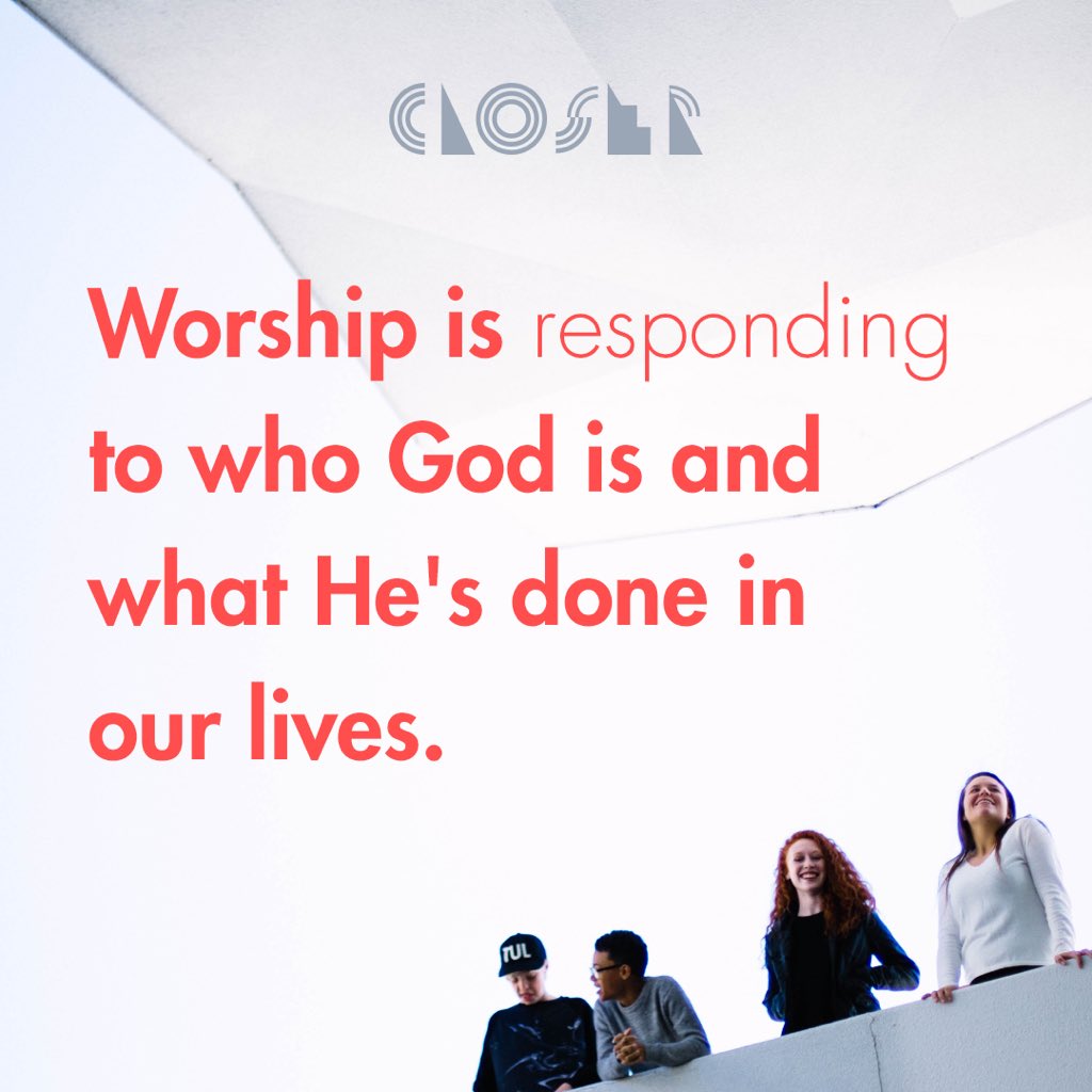 SWITCHlc's tweet image. Worship is responding to who God is and what He's done in our lives.
#switchlc #closer