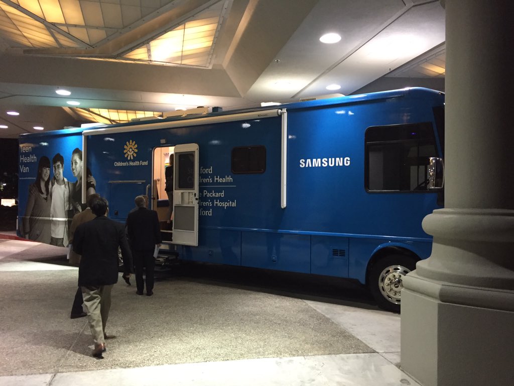 sewell2's tweet photo. Mobile health center supported by @Samsungtweets at @socinnovation #SIS15 #techchanginglives https://t.co/5I1s8PXn2q