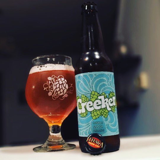 CraftSavage's tweet image. Juicy and boozy #iipa #creeker by @ithacabeer hits it tonight. #boxofhops #craftbeer #craf… ift.tt/1O405Np