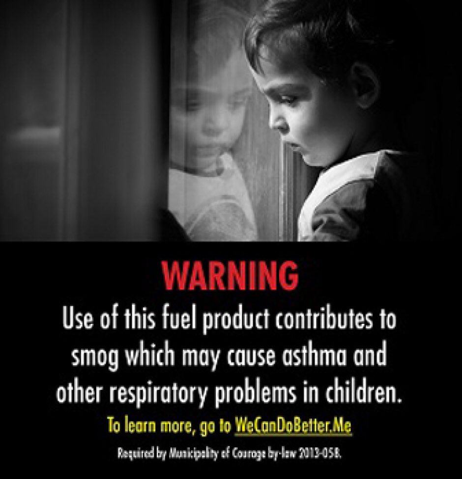 DanBurritt's tweet photo. Guilt trip or good advice? Climate change labels to be @CityOfNorthVan gas pumps. 6pm @CBCVancouver Ch3/HD209 #cbc https://t.co/t47Y4oCXvC
