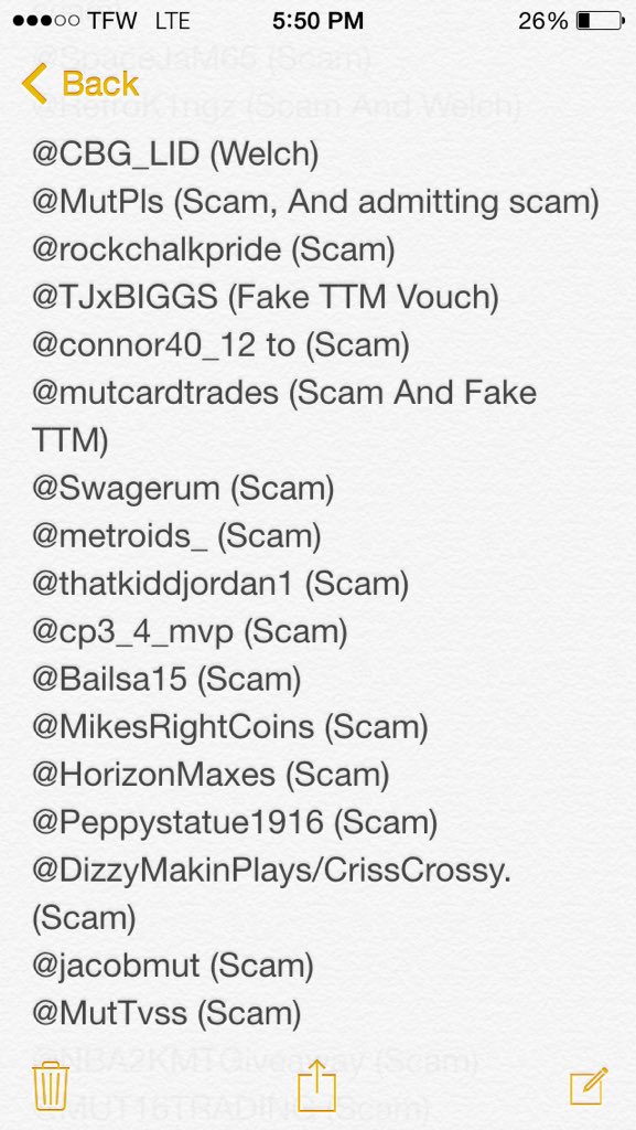 AllAboutMadden's tweet photo. Re Post Of Scam List(@AllAboutNBA2K) Sorry @Love_5hack For Inconvenience https://t.co/oPgli5hGId