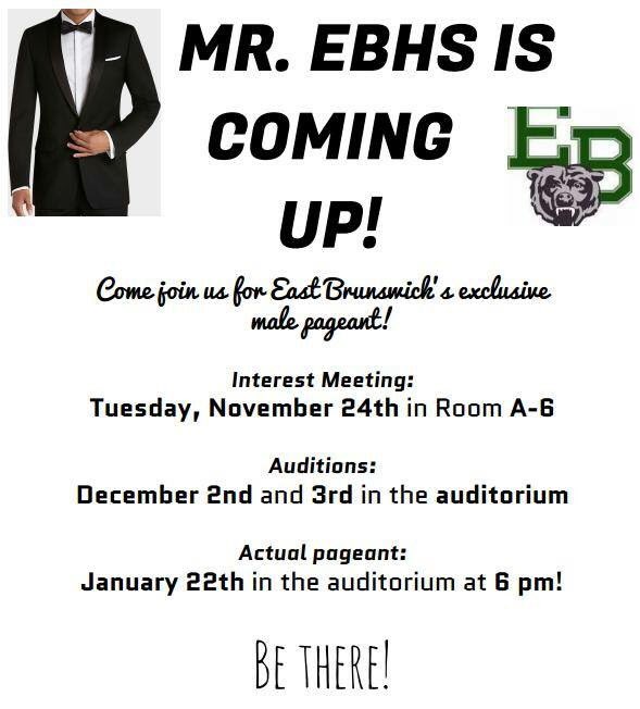 ebhs2016's tweet image. MR EBHS INTEREST MEETING NEXT WEEK TUESDAY NOVEMBER 24 ROOM A-6!!!!!!