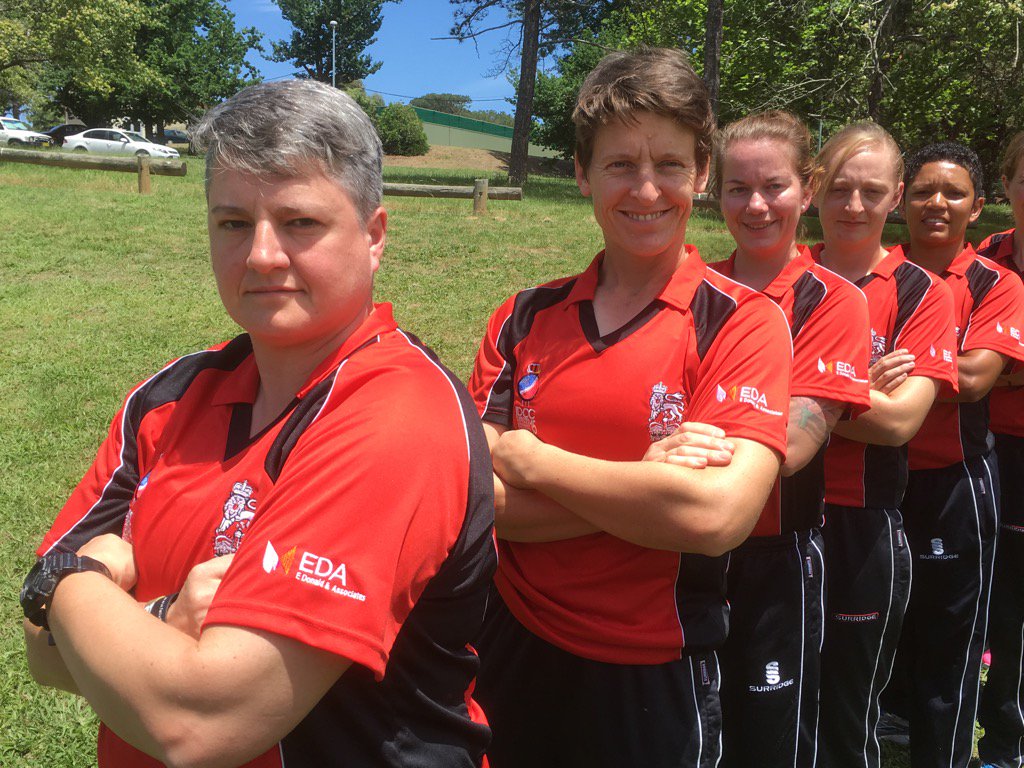 LadiesCricket's tweet photo. Army Ladies are 4 wins from 4 matches at #IDCC15 #Canberra @mbrssEDA @ArmySportsLTRY https://t.co/N34hUDusdw