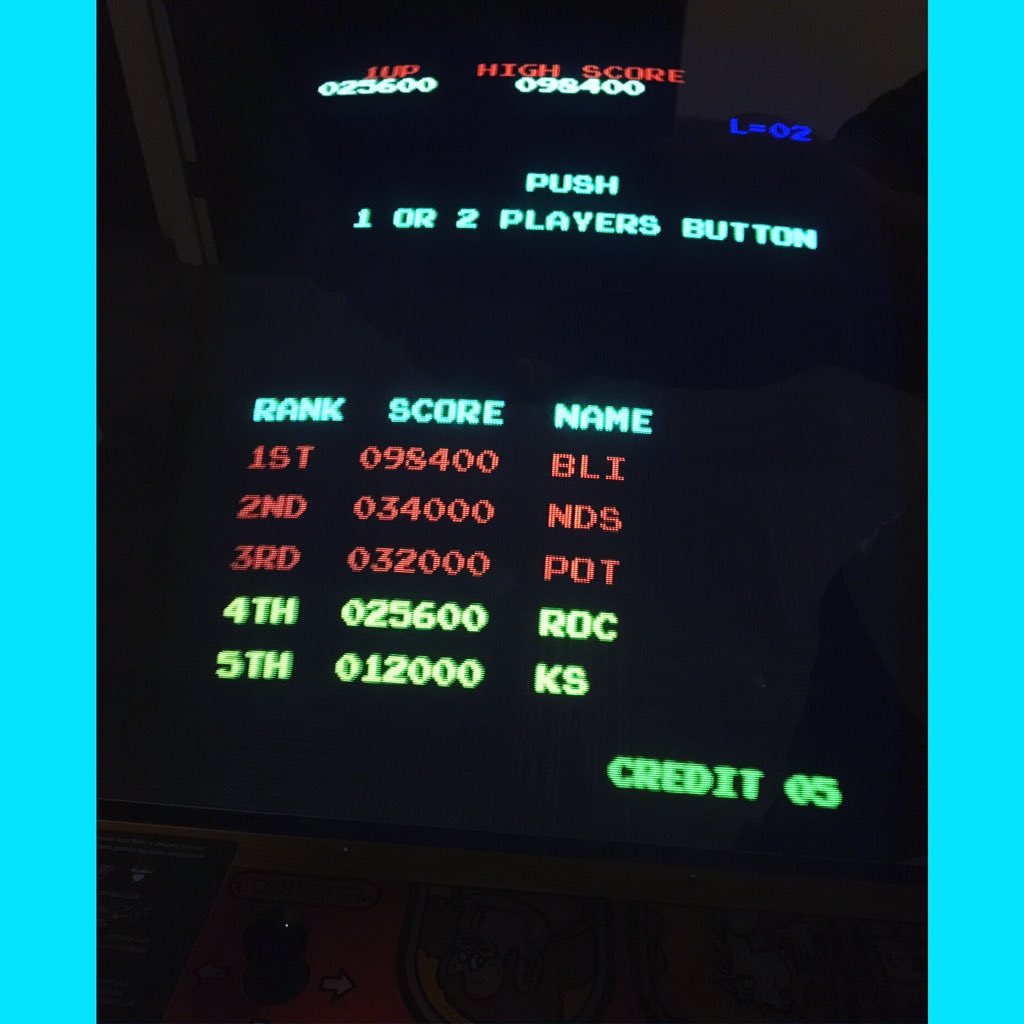 BlindspotRoom's tweet photo. On #Blindspot, we even hide puzzles on our Donkey Kong leader board. Scores credit: @ericbuchman #DonkeyCode https://t.co/6wjSv5KG8Q