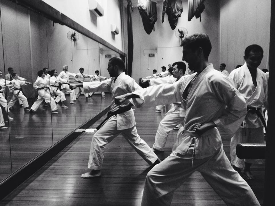 Nothing better than a Karate session to free your mind. #karate #freeyourmind #shotokan #continuetolive