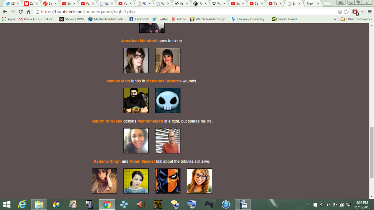 RickTheScorpion's tweet photo. See, we can get along. #GamerGate #DeadieHungerGames #OpDeadpool https://t.co/P6obZe59f5