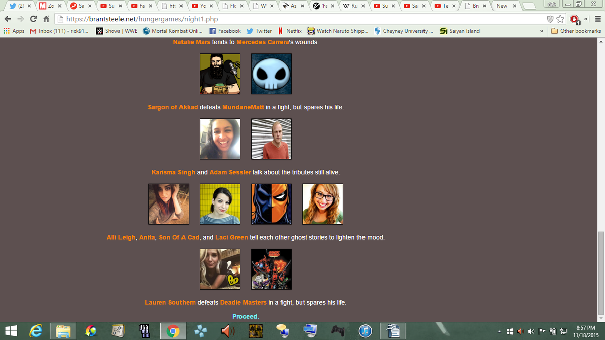 RickTheScorpion's tweet photo. See, we can get along. #GamerGate #DeadieHungerGames #OpDeadpool https://t.co/P6obZe59f5