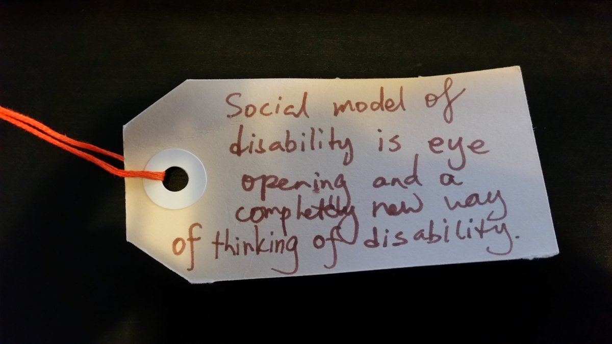 Social model of disability is eye opening and completely new way of thinking of disability. #mustfollow <a href="/enable_dev/">Enable Development</a>
