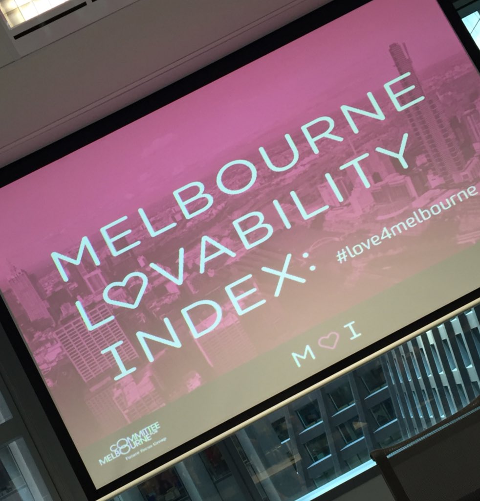 a_tehan's tweet photo. At the Melbourne Lovability Index launch - what makes Melbourne lovable @love4melbourne @Deakin https://t.co/arP7ABegBN