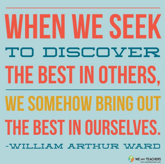 WeAreTeachers's tweet photo. We always try to look for the best in our #students. #ntchat https://t.co/ipB0HJ1j4O