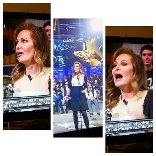 Gaglioffa's tweet photo. Daniela canta #nonsonounasignora #sanremogiovani #lagabbia #guardarelatv https://t.co/j078m2Cj3m