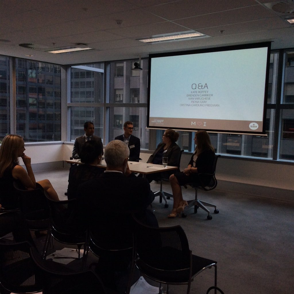 love4melbourne's tweet photo. Q&amp;A time! 'We want to take the Melbourne Lovability Index to the next stage' @FionaGrayPhD from @Deakin https://t.co/efxzY5WCtY