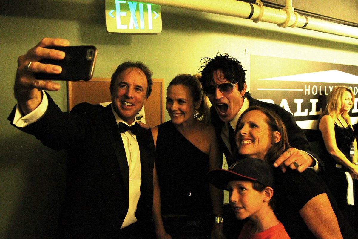 peta's tweet photo. Sending birthday love to the hilarious @kevin_nealon today! Throwback to this epic group selfie at the #PETA35 gala. https://t.co/OccgSgXAXi