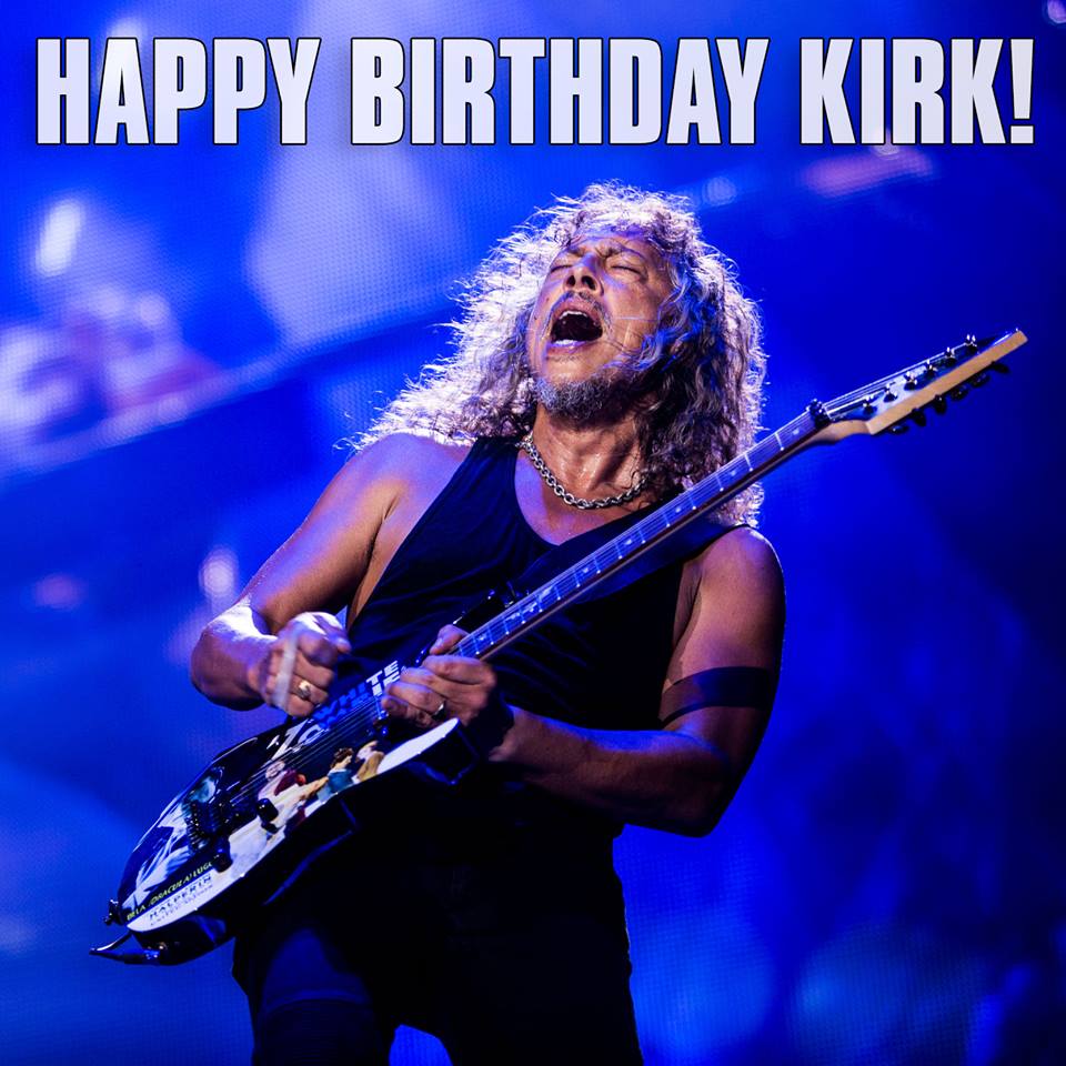 Happy Birthday Kirk Hammett! 