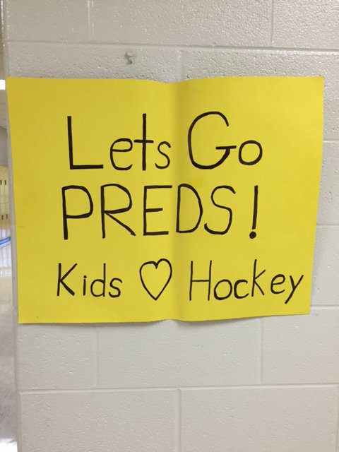 PredsFoundation's tweet photo. Thank you Liberty Elementary for hosting @FutureGoalsSTEM assembly. @Gnash00, @rjosi90 &amp; @seth_jones3 loved it! https://t.co/hOYITGuwWW