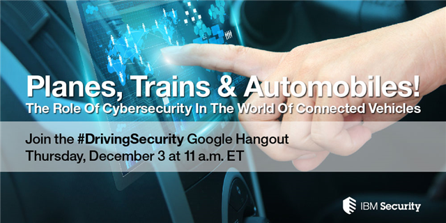 mishasb's tweet image. Join @ChrisPoulin &amp;amp; a panel of #connectedcar experts on 12/3 for a #DrivingSecurity convo bit.ly/1kFAaAv