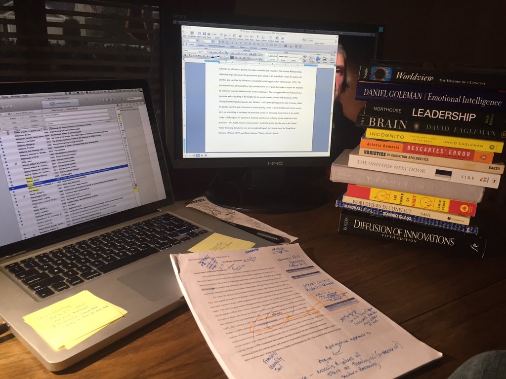 ronhunter's tweet photo. Spending the day with my #books, writing, and listening to #AppleMusic #neverEndingDissertation https://t.co/INQCKQwPJk