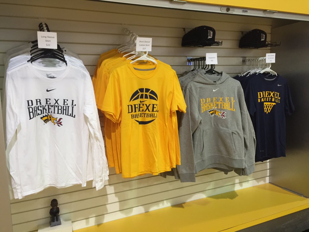 DrexelMBB's tweet photo. Brand new merchandise for the 2015-16 season! #DragonShop #GoDragons https://t.co/9Kjf2pxHpe