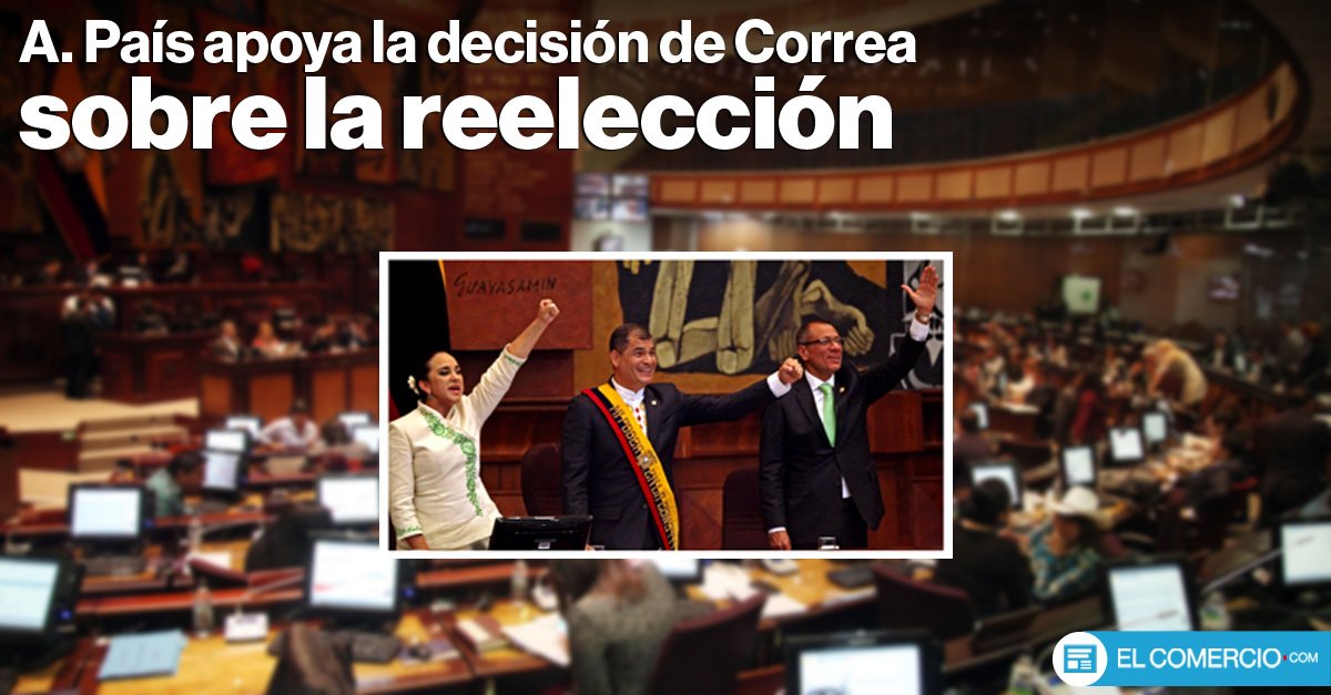 elcomerciocom's tweet photo. AP apoya la posición del presidente @MashiRafael de no ir por la reelección » https://t.co/Fzxp5TUh2d https://t.co/E4IpGGQd3S