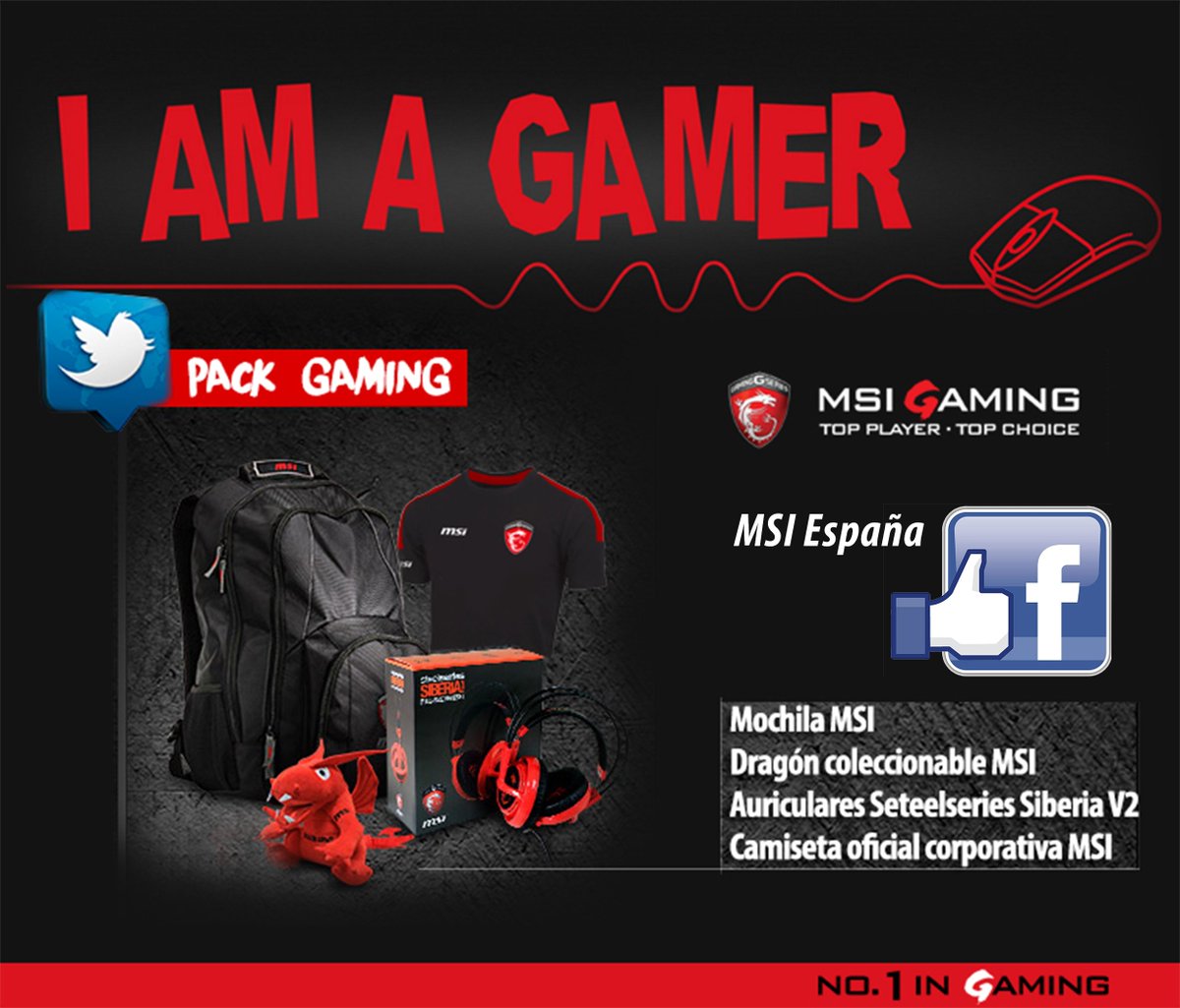 corchoibiza's tweet photo. RT y ❤
SORTEO ▶▶▶▶ Pack Gaming 
Sigue a @MSI_IBERIA a @corchoibiza participa aqui ▶▶▶▶ https://t.co/kRxoYfr1E8 https://t.co/AoZ6MhHcKX