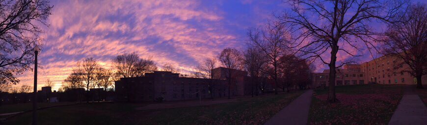 The sky at the quad is pretty stellar tonight squad 

PC: @krussell_17