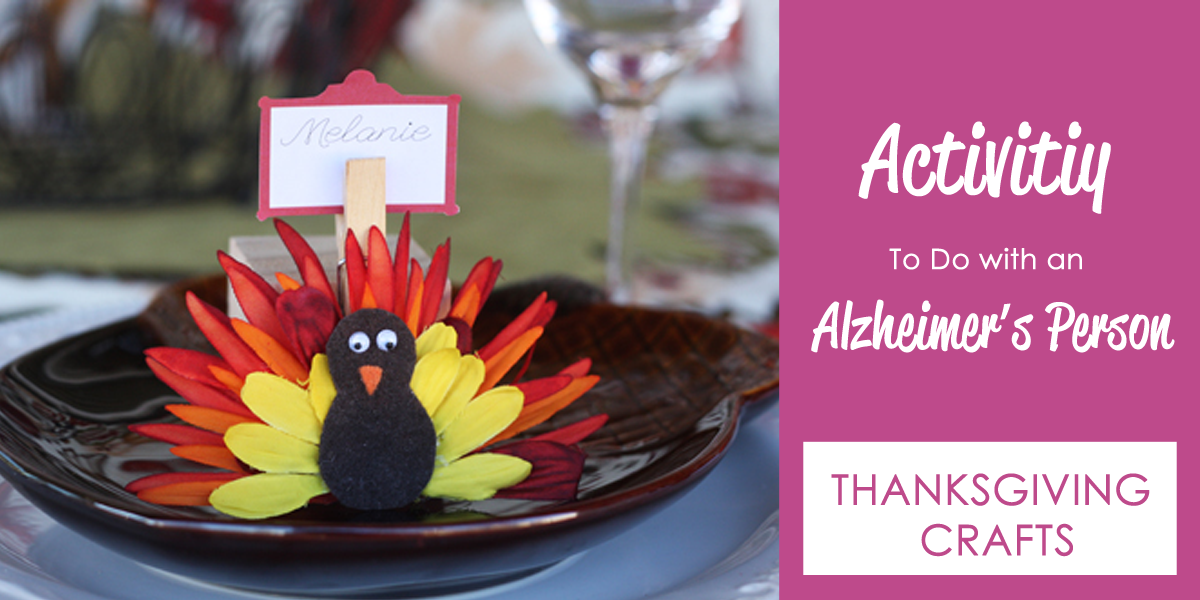 RelinkDevice's tweet image. #activity: Just 1 week until #thanksgiving! Create thanksgiving craft with your loved one living with #Alzheimers