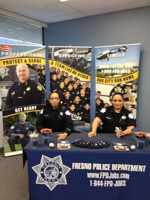 joinFresnoPD's tweet photo. 11/13/15 @ Alliant University Job Fair Recruiting Event #joinFresnoPD https://t.co/Qh7Tq1qdwJ