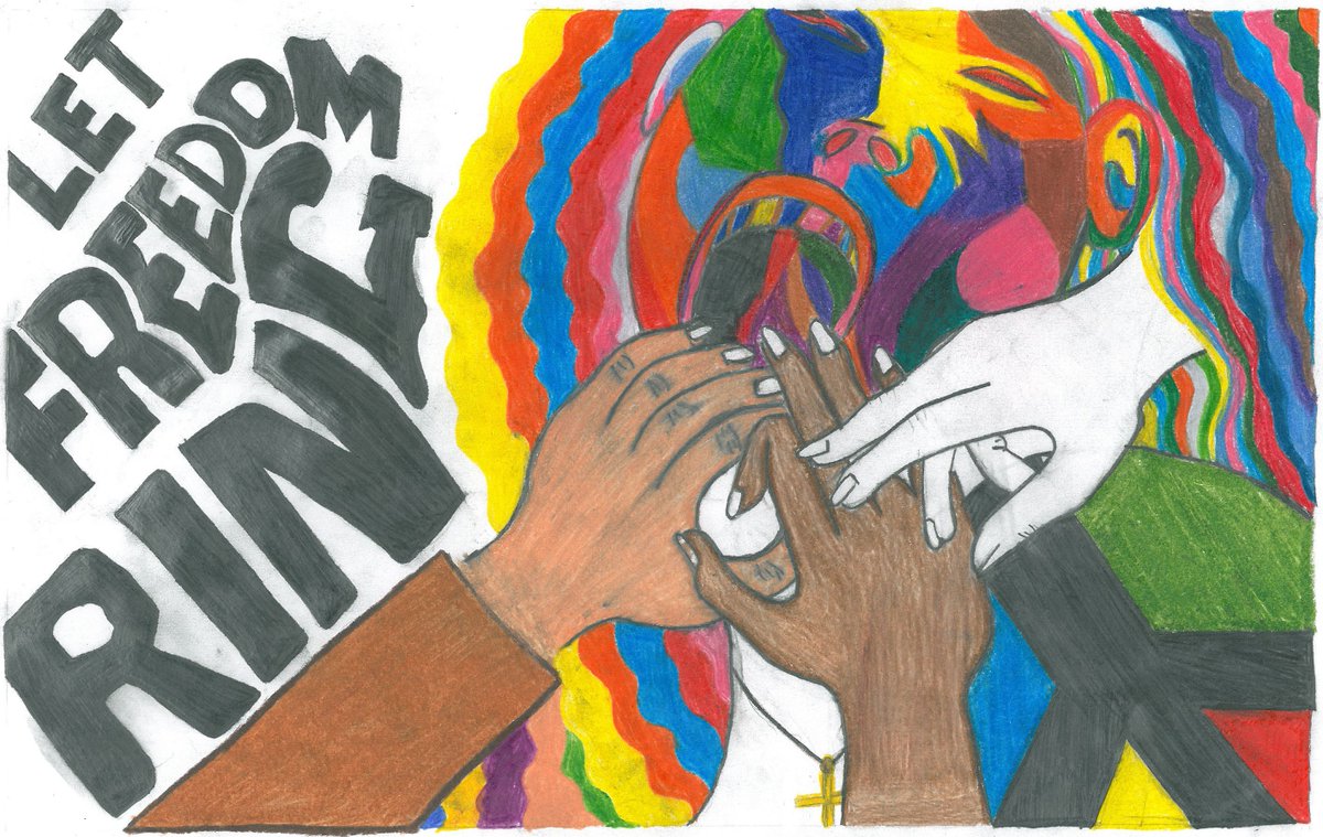MLKCommissionSA's tweet photo. Congrats to Amber Medina, student at the Healy-Murphy Center in SA, & winner of our art contest! #KingWeek2016 https://t.co/aDyRqUW42X