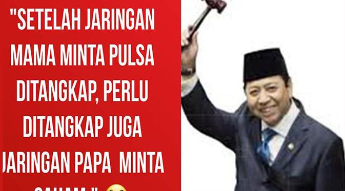liputan6dotcom's tweet photo. Segmen 2: Meme Papa Minta Saham hingga Percakapan Anggota DPR  https://t.co/NPbcW4bc5T https://t.co/ocYAs0u5XI