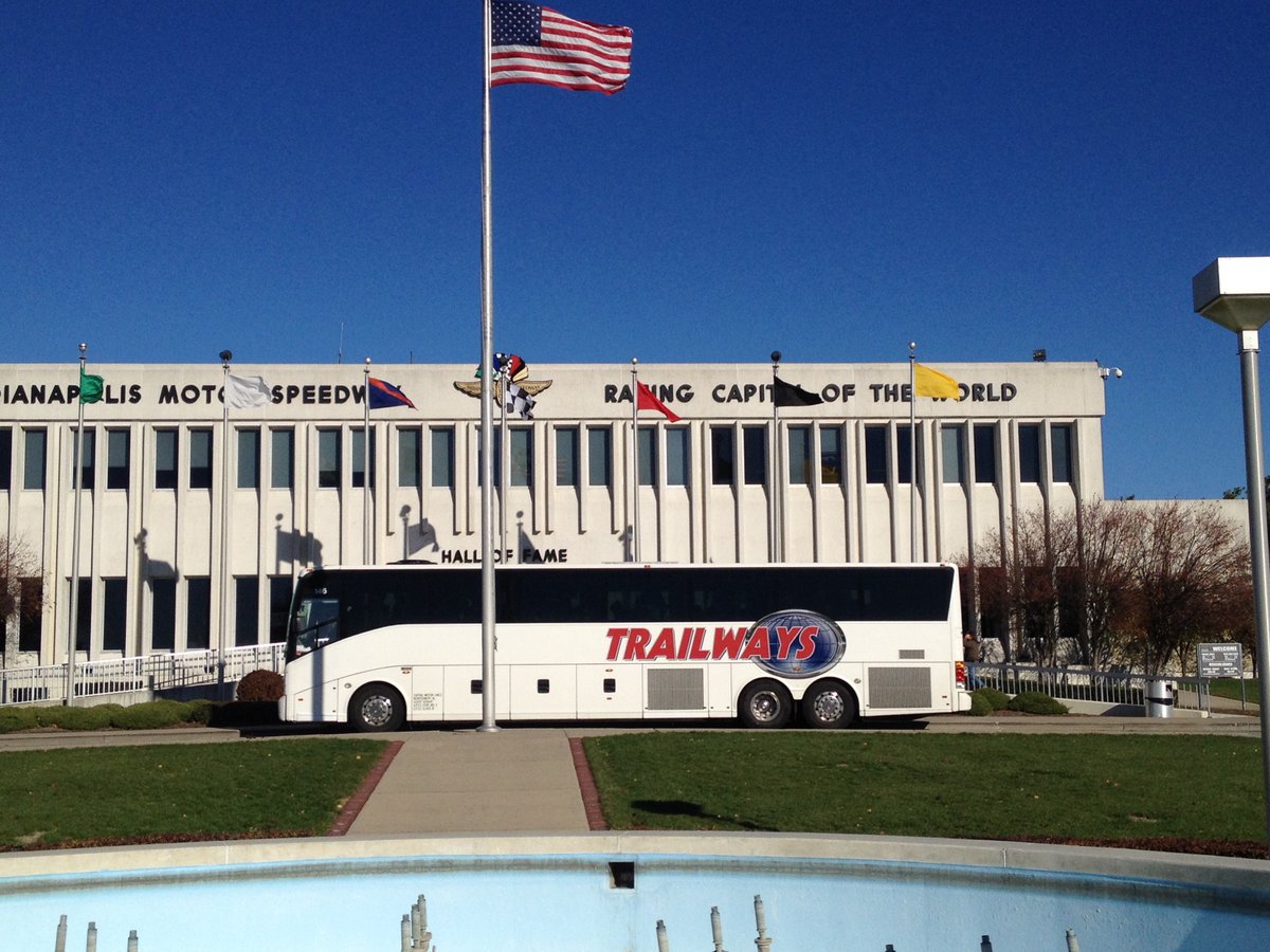 CapTrailways's tweet image. We were at Indianapolis Motor Speedway.