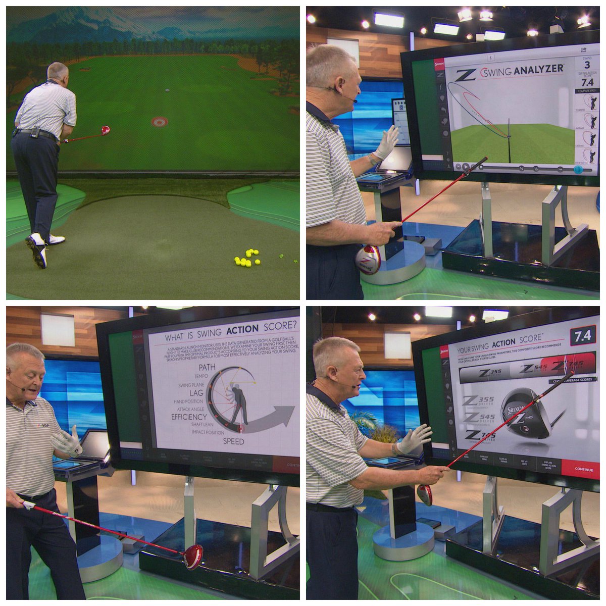 MortonGolfSales's tweet photo. Don’t miss School of Golf’s Martin Hall showing off the Srixon Z Swing Analyzer tonight at 7pm ET #SwingActionScore https://t.co/oDRSLlNSQe