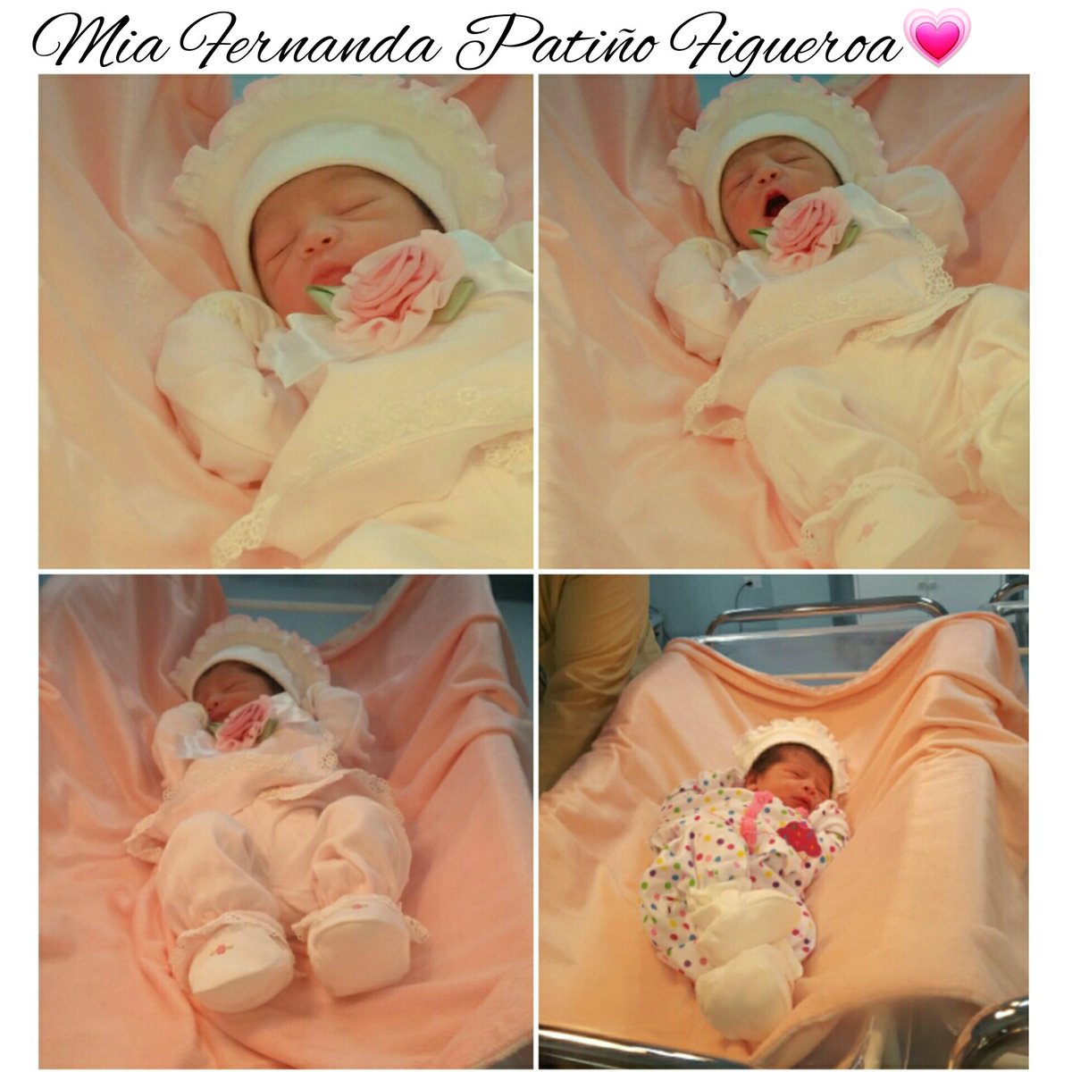 DienitFanClub's tweet photo. Bienvenida al mundo princesa👸💗 Muchas bendiciones💗👪 @DiegoPatinoBLN @JossyFigueroa https://t.co/v3Xz81zFs8