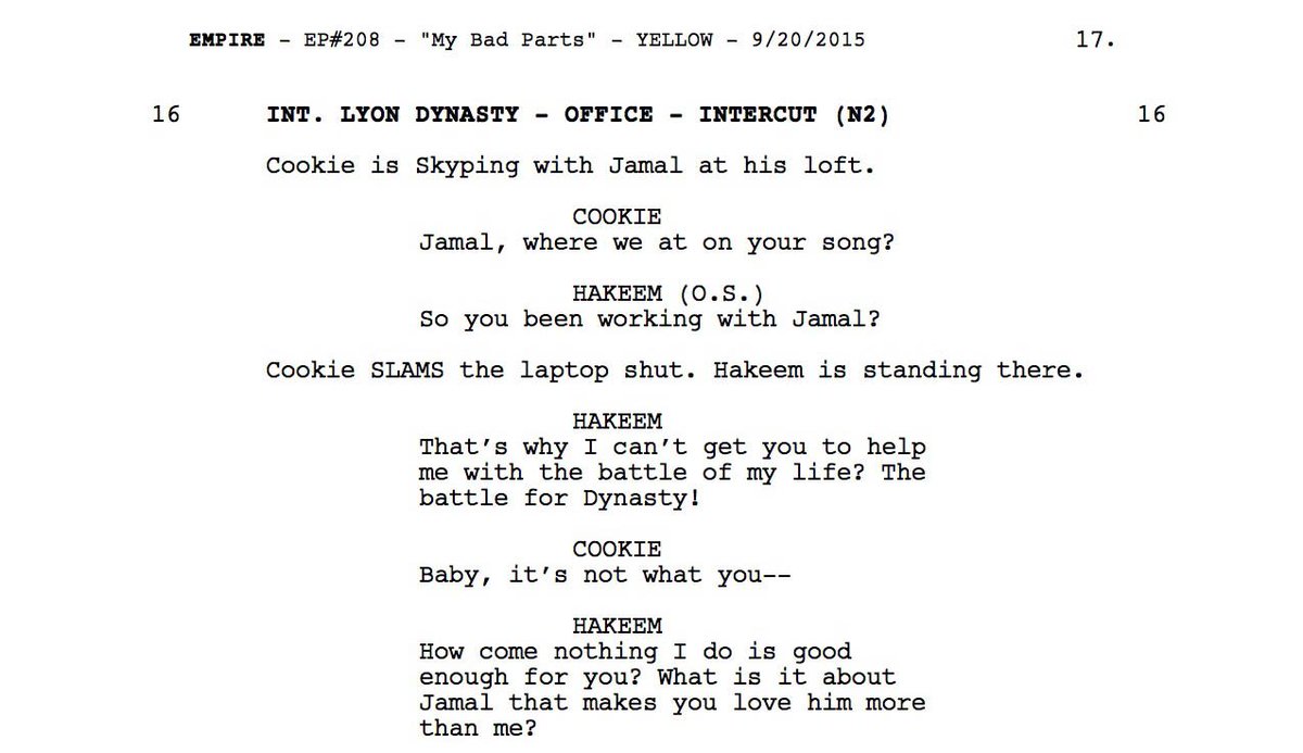 EmpireTVSeries's tweet image. Uh-oh. You ready for tonight&apos;s #Empire? #ScriptTease