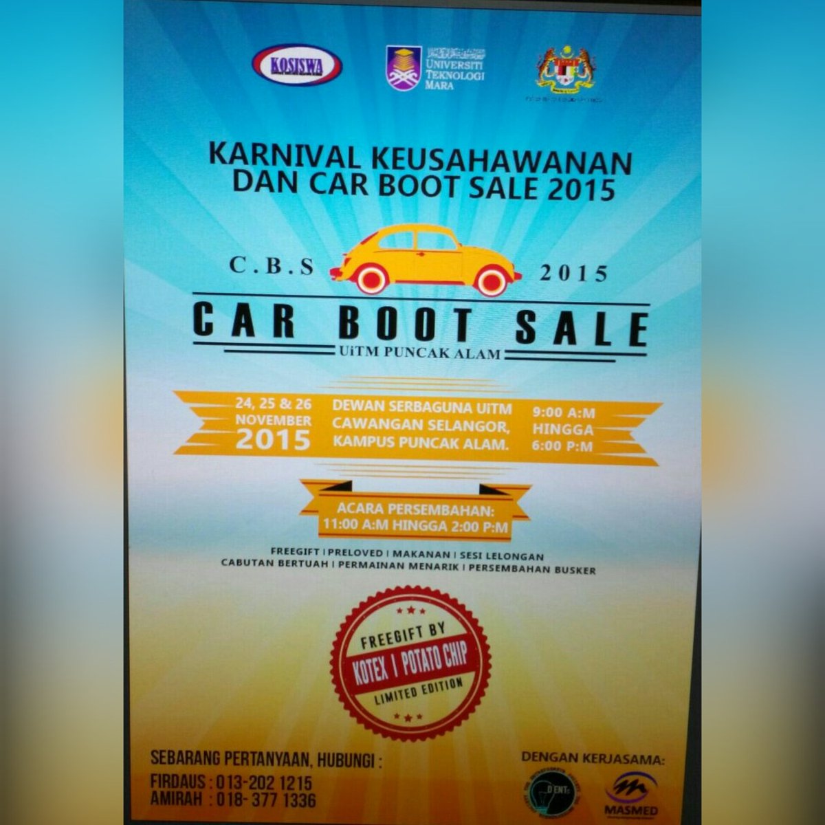 cbspalam's tweet photo. #cbspalam2015
#dents
#uitmpalam
#fbmawesome
#cbspalam2015
#smf
#uitm
#cbspalam
#cbs2015 https://t.co/VHxw66jdVd