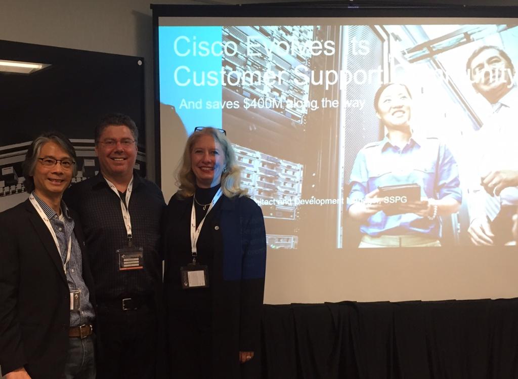 CiscoCommunity's tweet photo. Rick Bennion &amp; @HelenaStarc  get ready to present at #osAccelerate15 with Simon Mok https://t.co/ZFmVoBwuH9 https://t.co/axjtGrQbyc