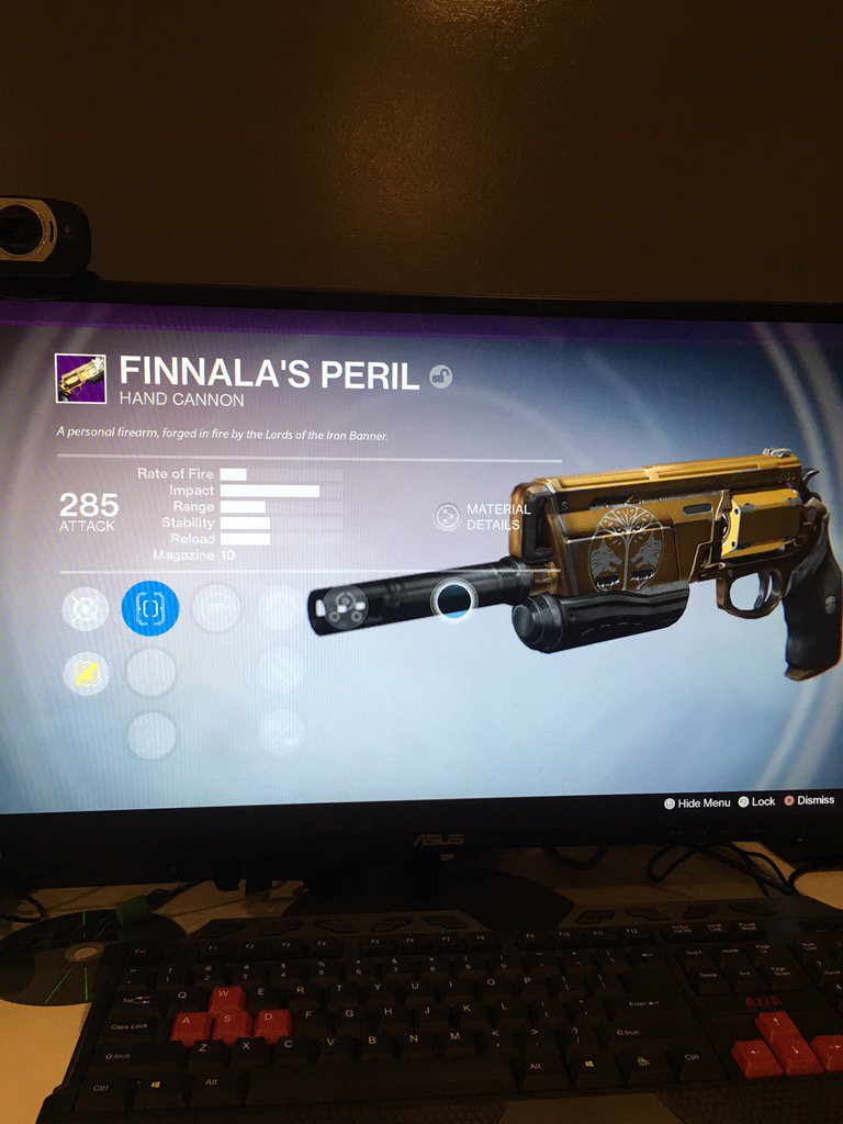 XBLtriggerhappy's tweet image. Decent role on the hand cannon from a drop!