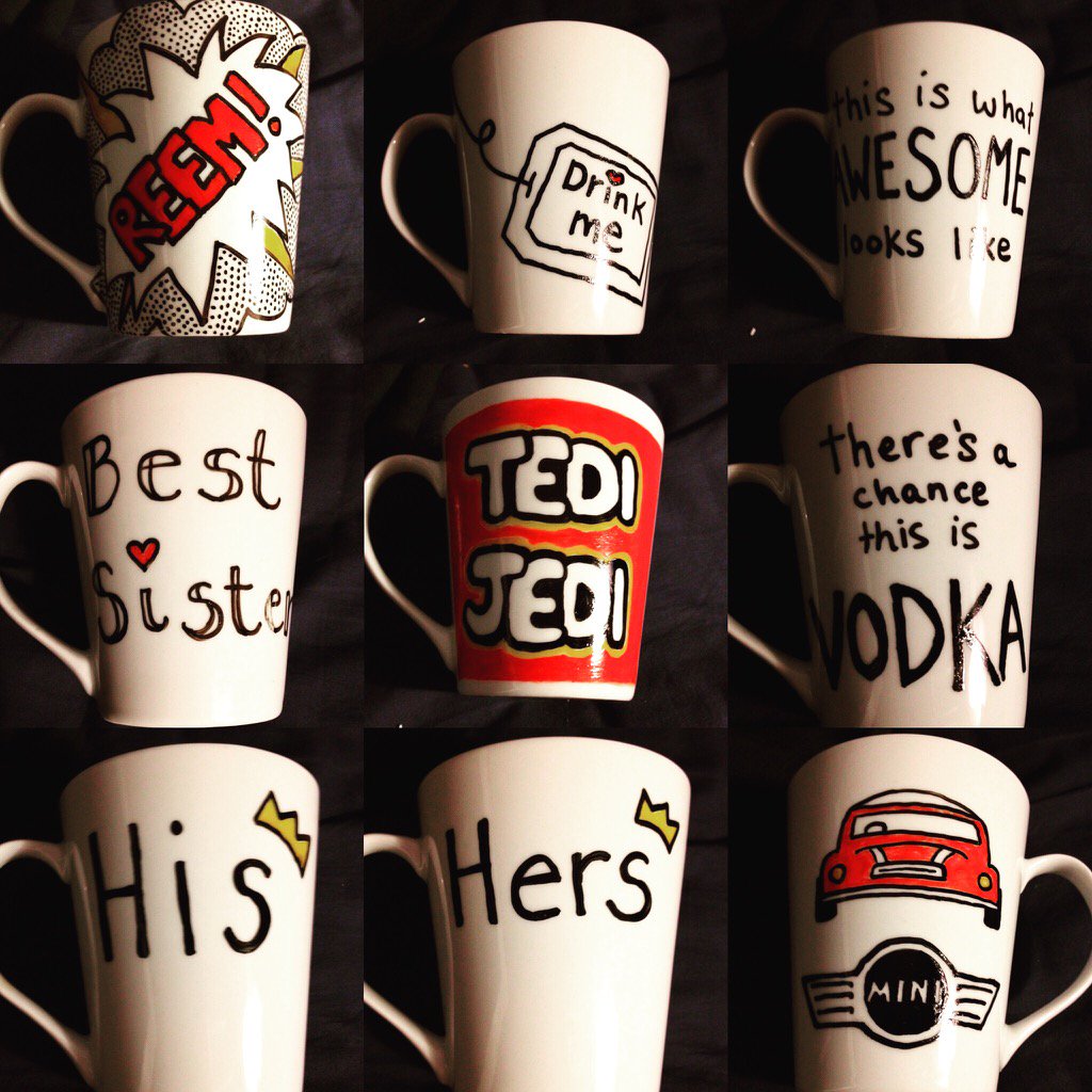 laurentyler22's tweet photo. I'm so #creative innit.
#handmade #sharpiemugs #sharpiemugsuccess #christmaspresents #art #family #tea #coffee https://t.co/pQ5CxF8Fej