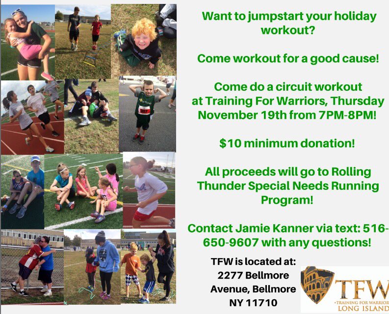 JamieKan1's tweet photo. Come tomorrow night and support cute kids!! 7PM-8PM at Training for Warriors!! https://t.co/Ozhsaiyxie