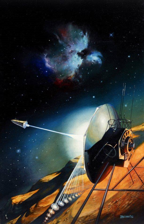 70sscifiart's tweet image. Four works by #BorisVallejo