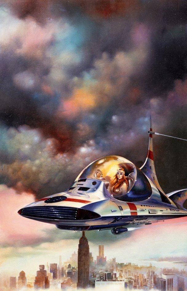 70sscifiart's tweet image. Four works by #BorisVallejo