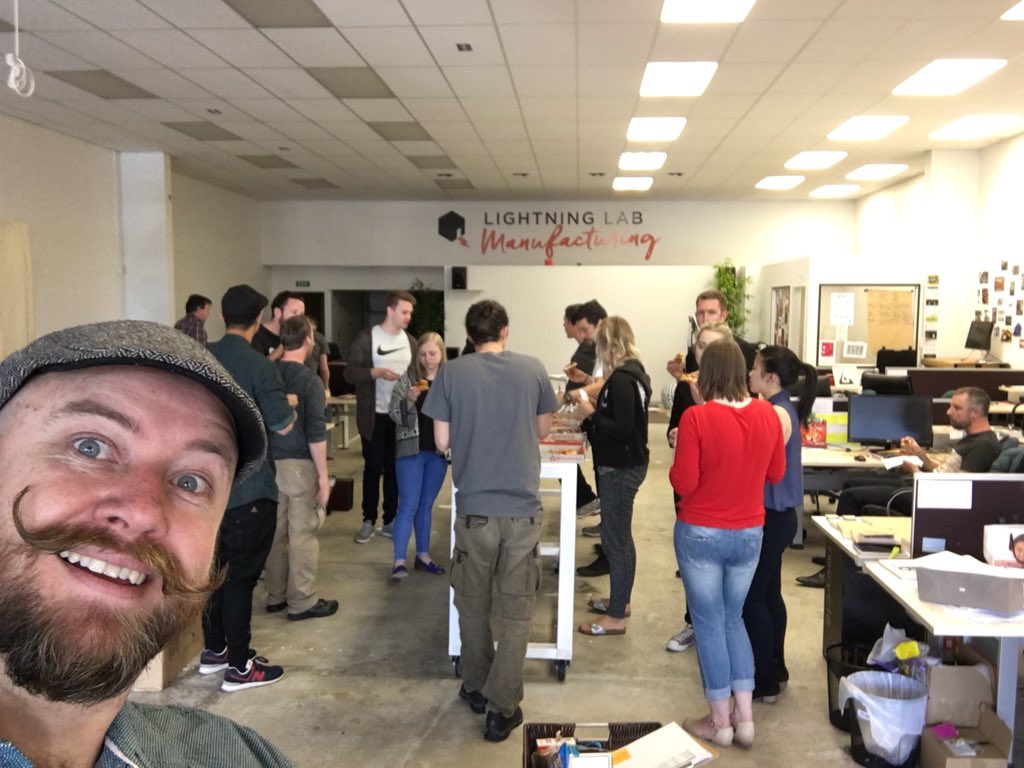 Colart's tweet image. #LLMFG DEmo day prep underway :-) @LightningLab @velox_nz @callaghannz