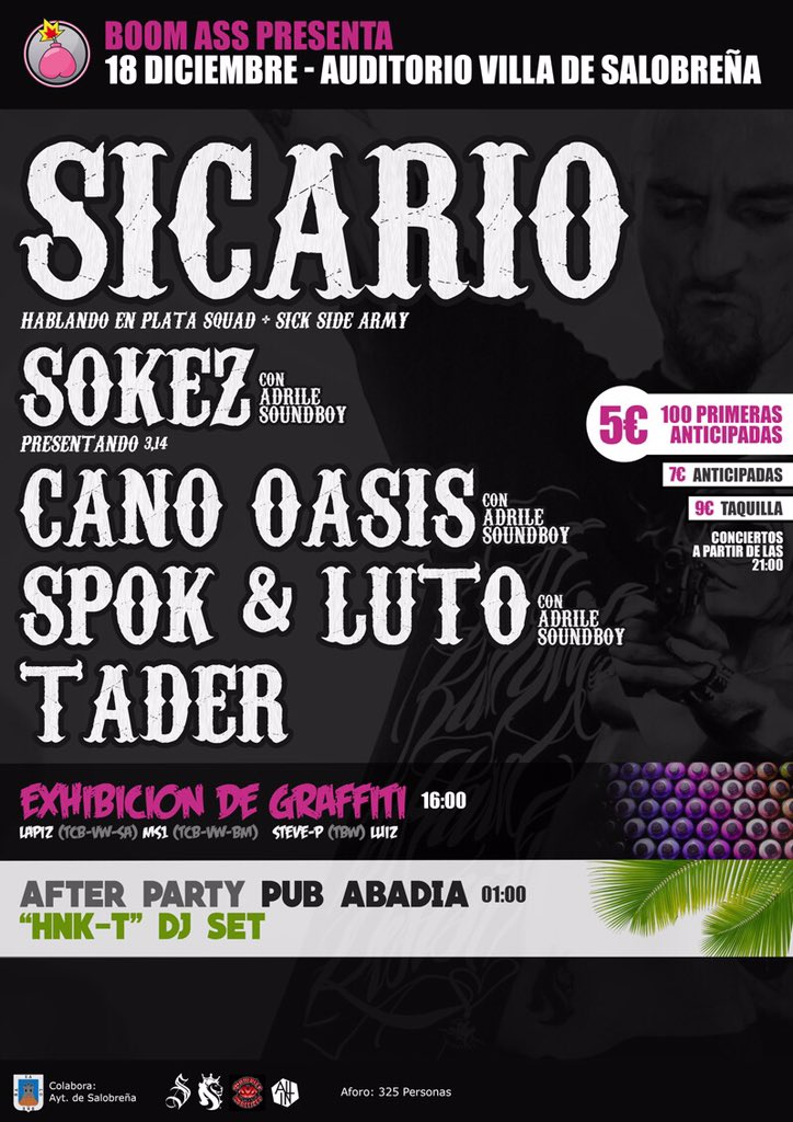 letspartygrana's tweet photo. 18 de diciembre, salobreña!! Primeras 100 entradas agotadas!! Siguientes a 7€ pedidmelas ya! 👌🏾 https://t.co/UwX7stRx0L