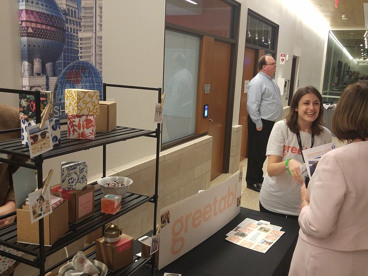 AccelerateSTL's tweet image. Excited to see last night's #TCSTL winner @greetabl! Stop by, they're on the 2nd floor. #SCSTL15