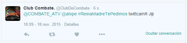 Combate_ATV's tweet photo. ¡RT si tú también pides lo mismo! #ReinaMadreTePedimos @atvpe https://t.co/k3MCR5CD1w