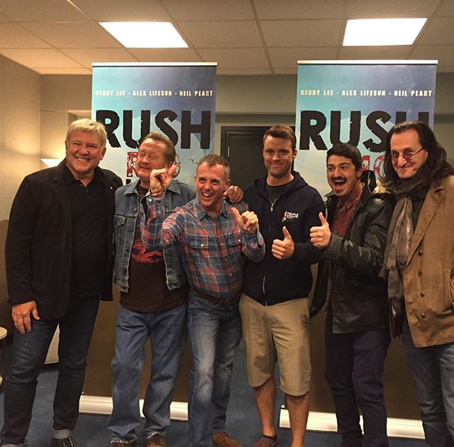 NBCOneChicago's tweet photo. Completely casual with @rushtheband. #ChicagoFire https://t.co/kBvi8AynKL https://t.co/0j9diI1dSz