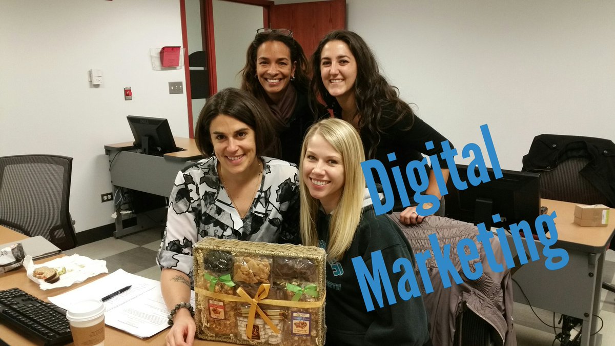 CarrieJLittle's tweet photo. We are almost finished with the #DigitalMarketingMasters Degree. Thank you @Zahay for dinner. I mean Chocolate 😉 https://t.co/fzV4eCfBKW