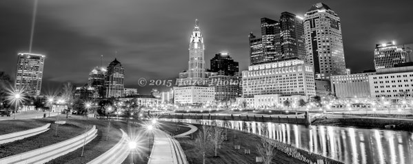wsyx6's tweet image. Wow! What a beautiful city we have! RT @BrianHeizer #CityOfColumbus in black and white