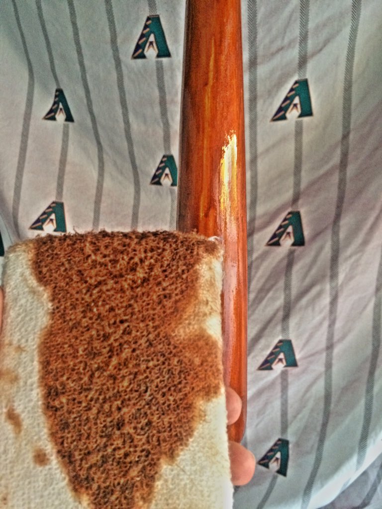 HamiltonBatCo's tweet photo. Hand staining #Hamiltonbatco https://t.co/IPrEypBJO7