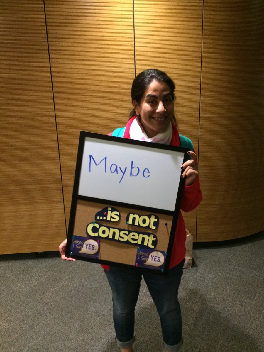 UnlessISayYes's tweet photo. "Maybe" is not #consent #unlessisayyes @SofiaDurrani https://t.co/cljPOxs82L